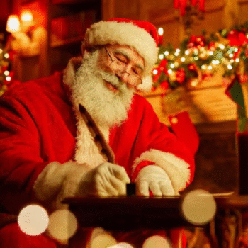 Family Christmas tradition: letter from Santa