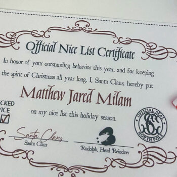 how to get on the Nice List